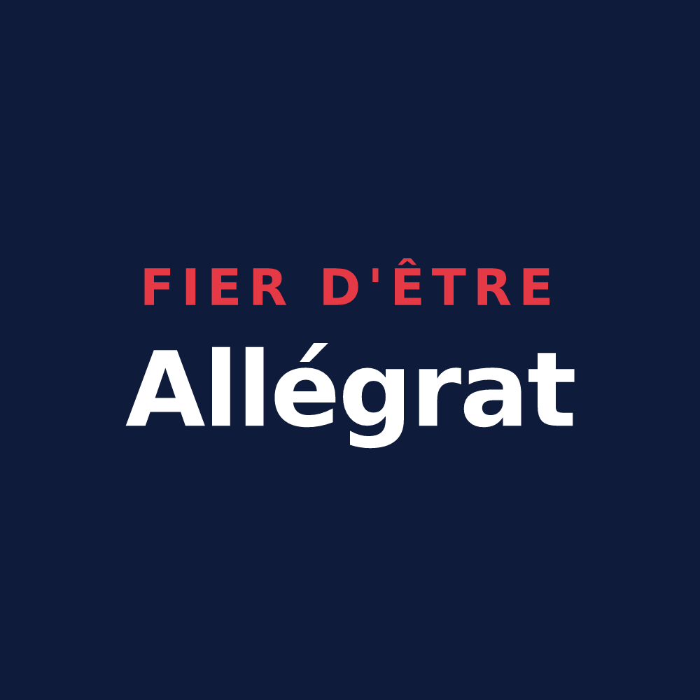 T-shirt « Fier d'être Allégrat » — design pour Allègre