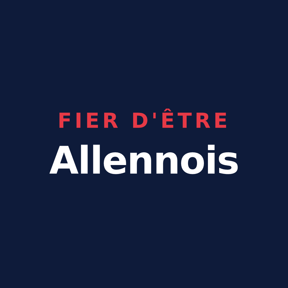 T-shirt « Fier d'être Allennois » — design pour Allennes-les-Marais