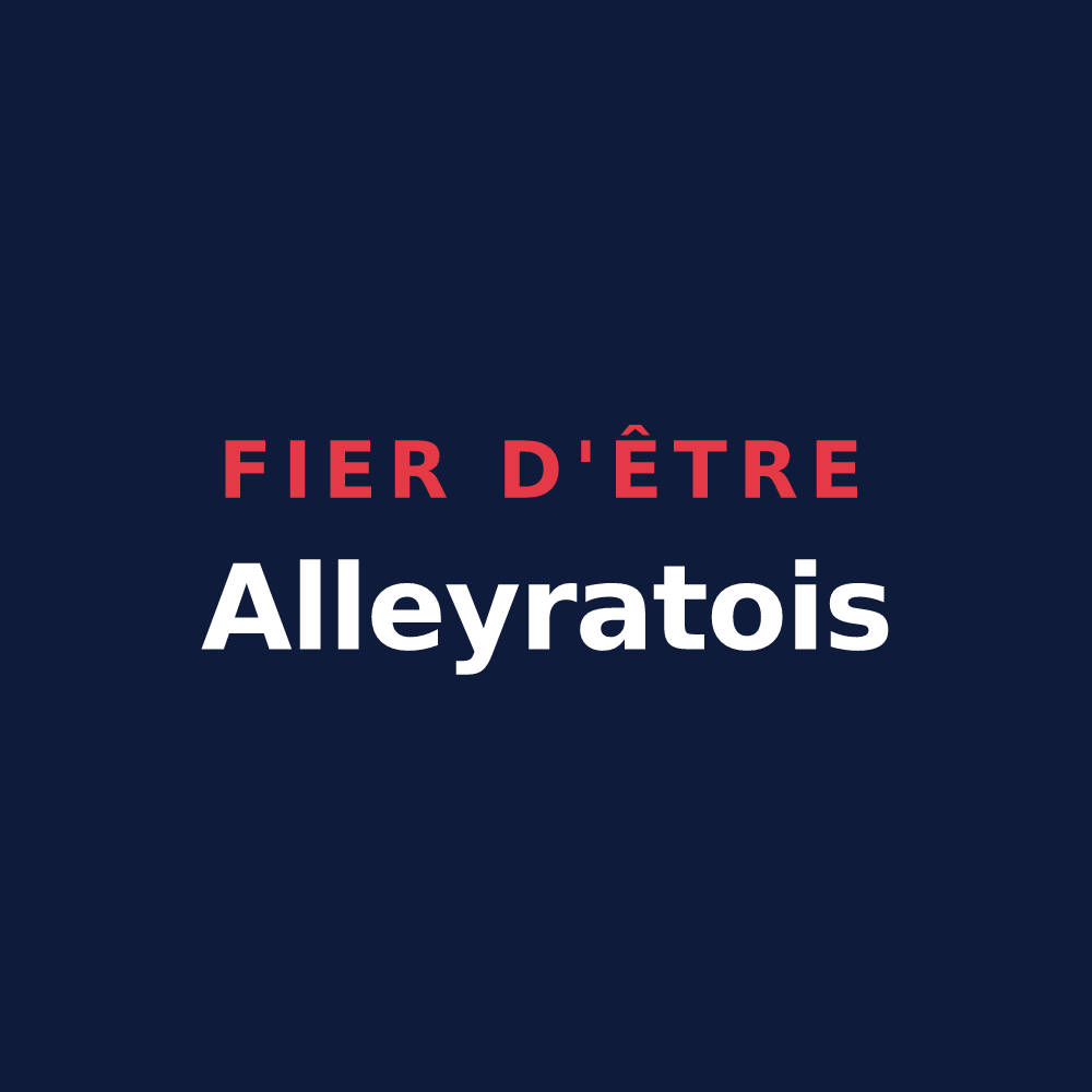 T-shirt « Fier d'être Alleyratois » — design pour Alleyrat
