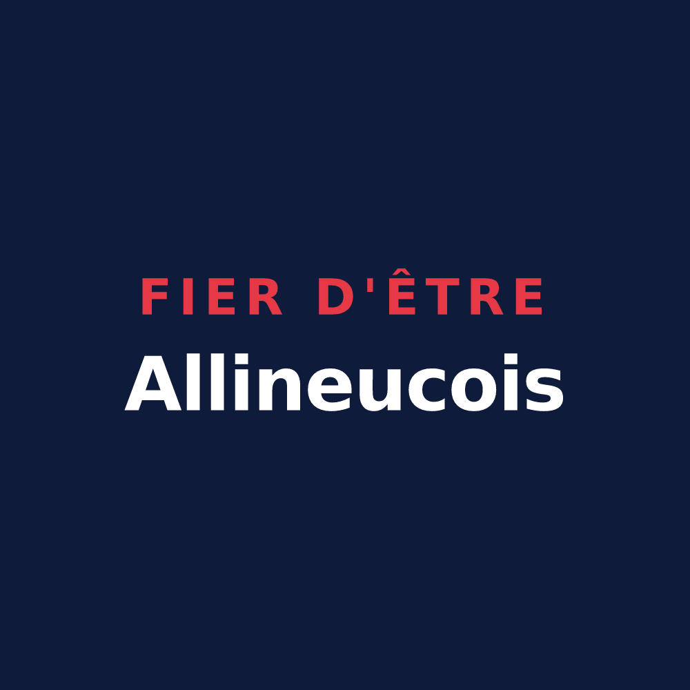 T-shirt « Fier d'être Allineucois » — design pour Allineuc