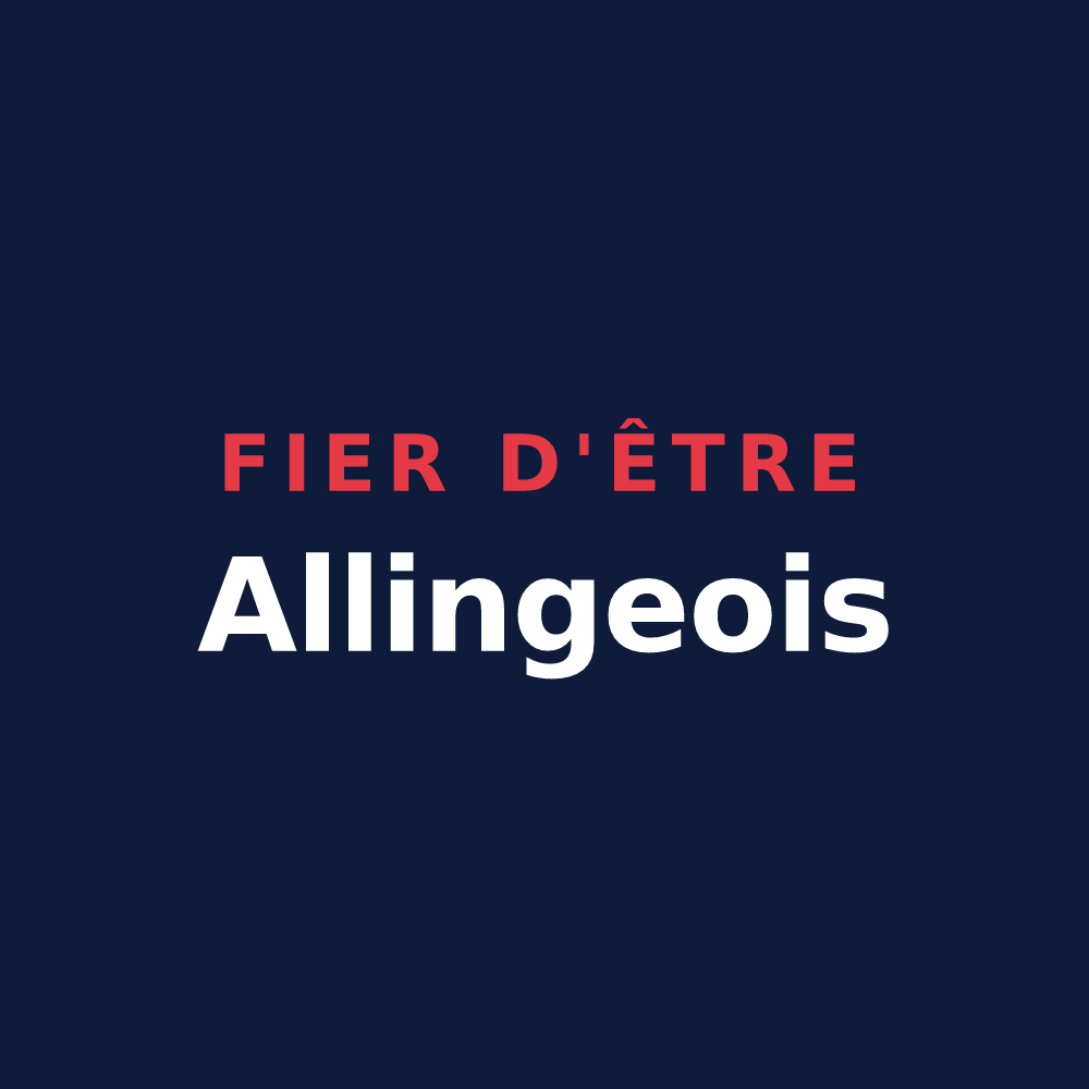 T-shirt « Fier d'être Allingeois » — design pour Allinges