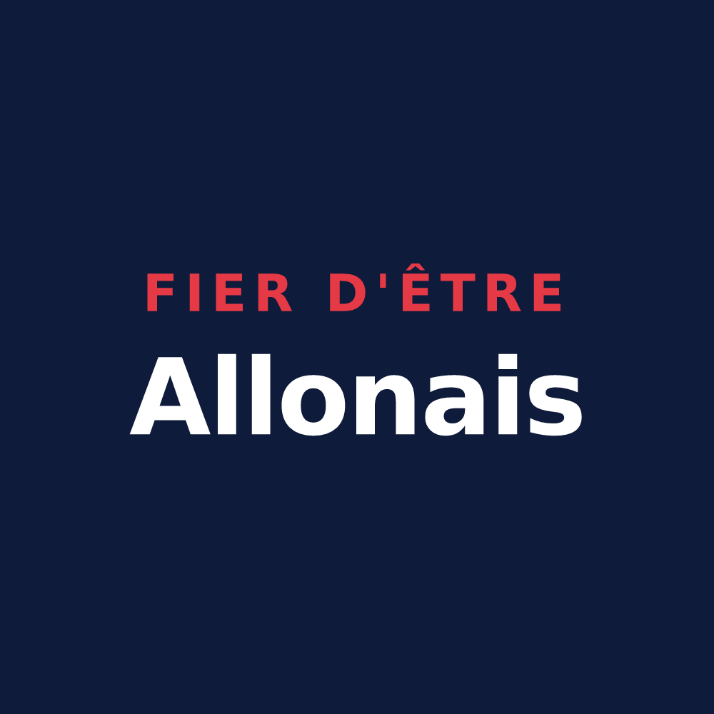 T-shirt « Fier d'être Allonais » — design pour Allons