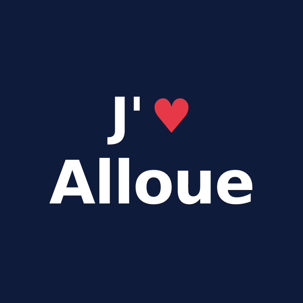 T-shirt personnalisé Alloue — design J'aime Alloue