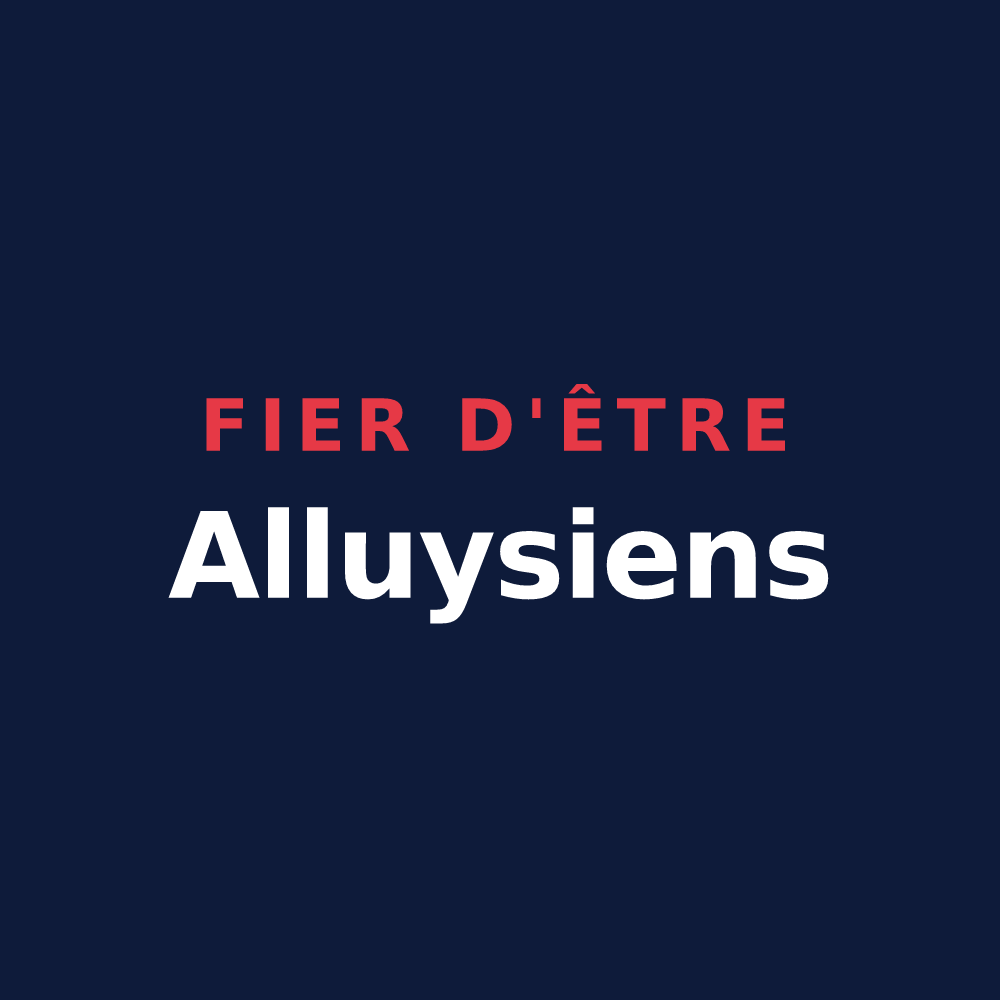 T-shirt « Fier d'être Alluysiens » — design pour Alluy
