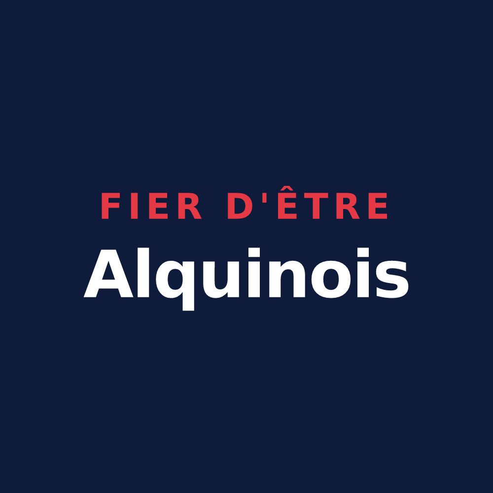T-shirt « Fier d'être Alquinois » — design pour Alquines