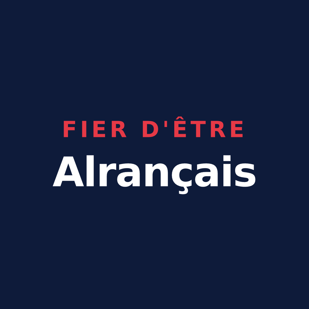 T-shirt « Fier d'être Alrançais » — design pour Alrance