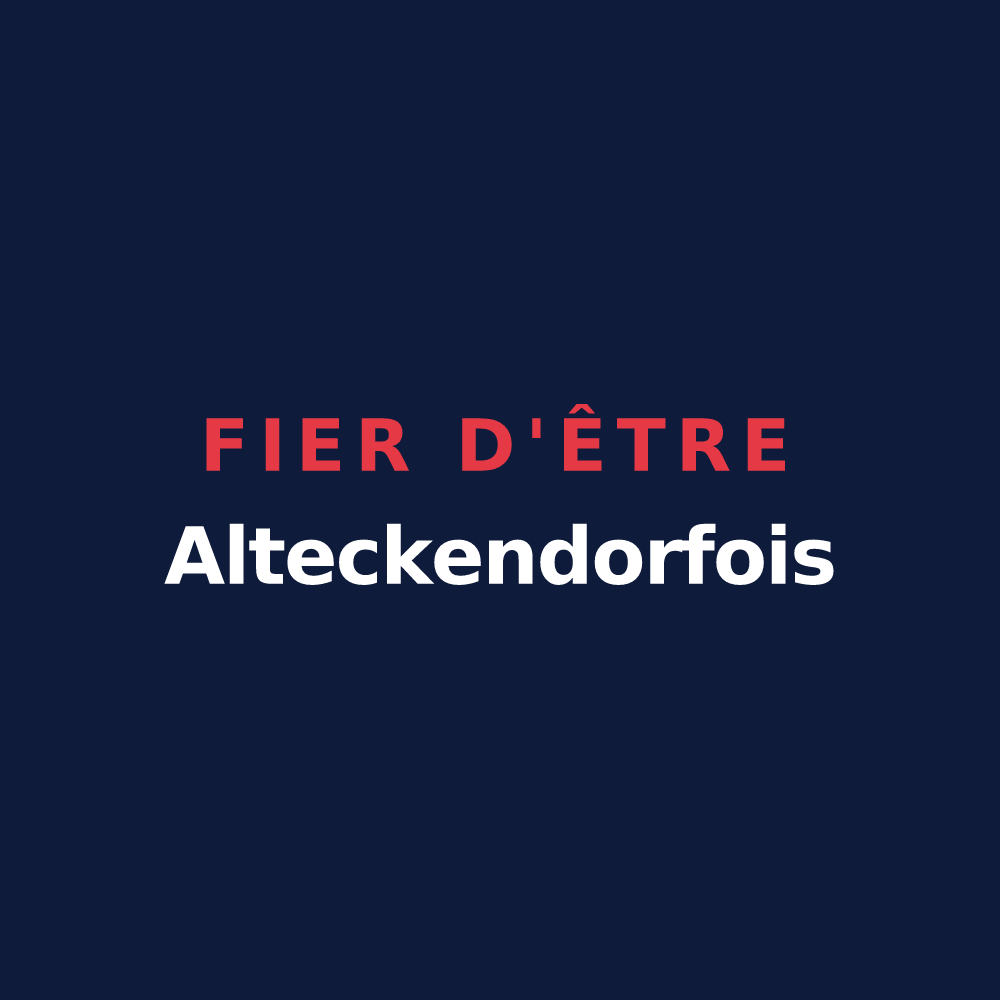 T-shirt « Fier d'être Alteckendorfois » — design pour Alteckendorf