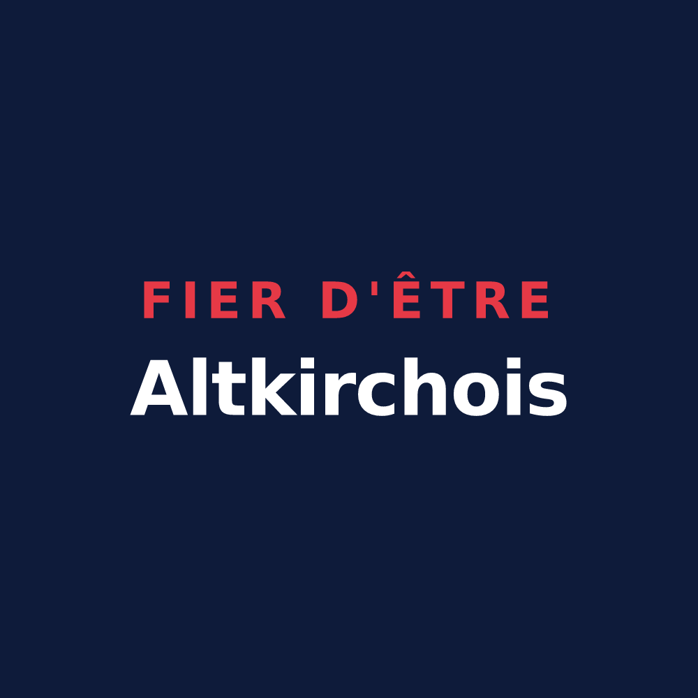 T-shirt « Fier d'être Altkirchois » — design pour Altkirch