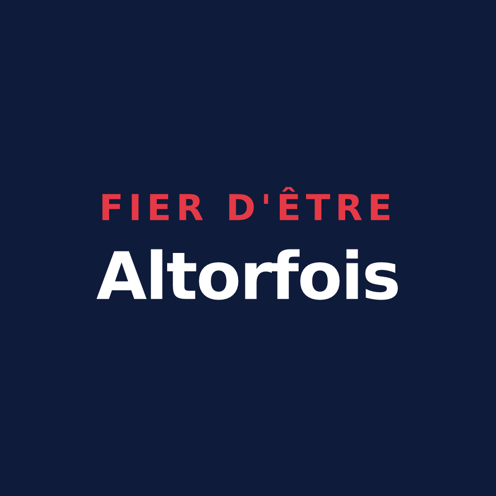 T-shirt « Fier d'être Altorfois » — design pour Altorf