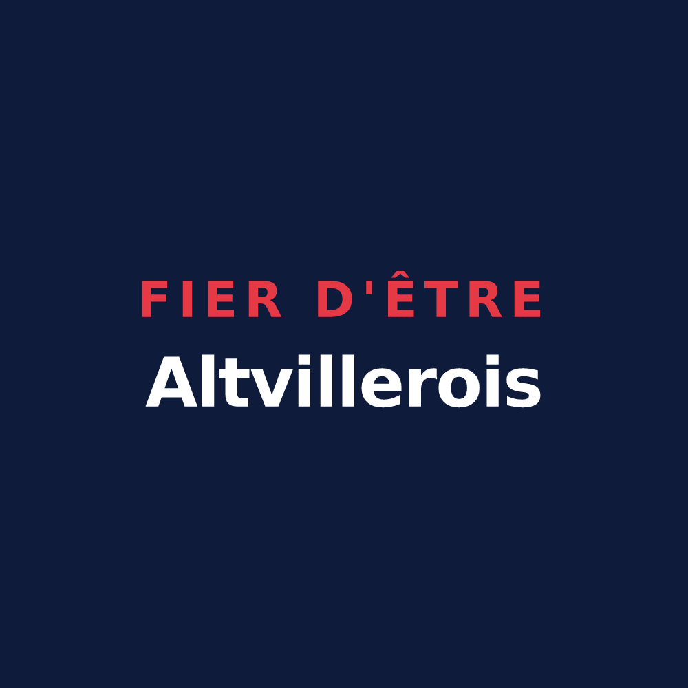 T-shirt « Fier d'être Altvillerois » — design pour Altviller