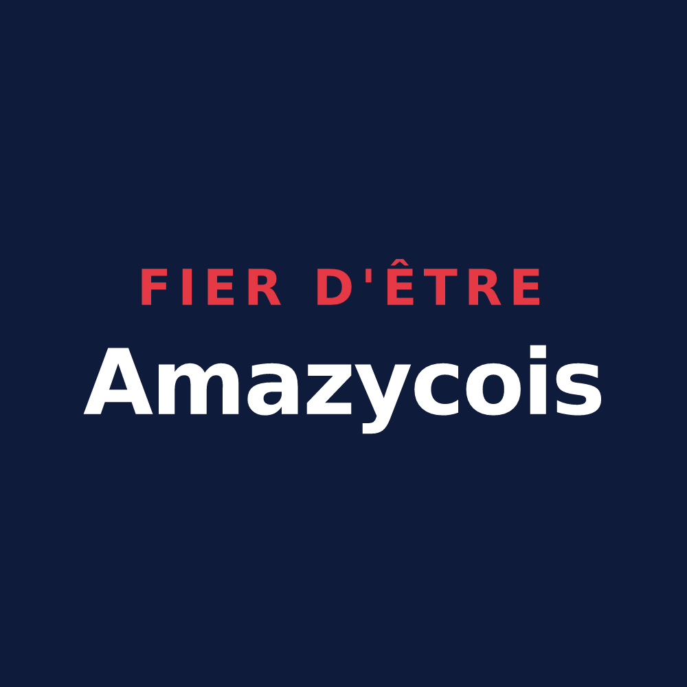 T-shirt « Fier d'être Amazycois » — design pour Amazy