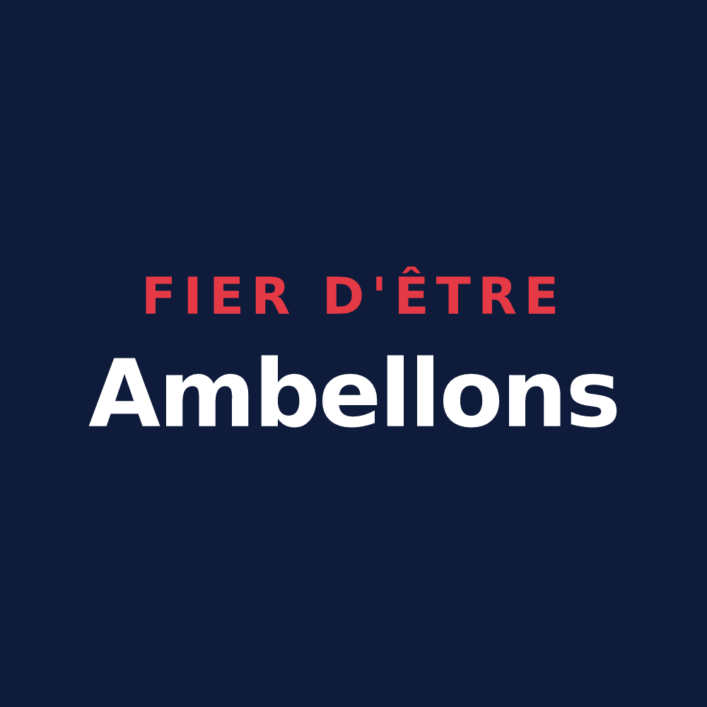 T-shirt « Fier d'être Ambellons » — design pour Ambel