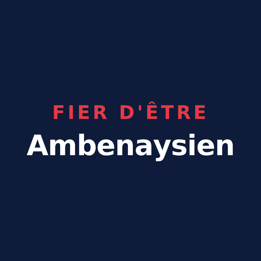 T-shirt « Fier d'être Ambenaysien » — design pour Ambenay