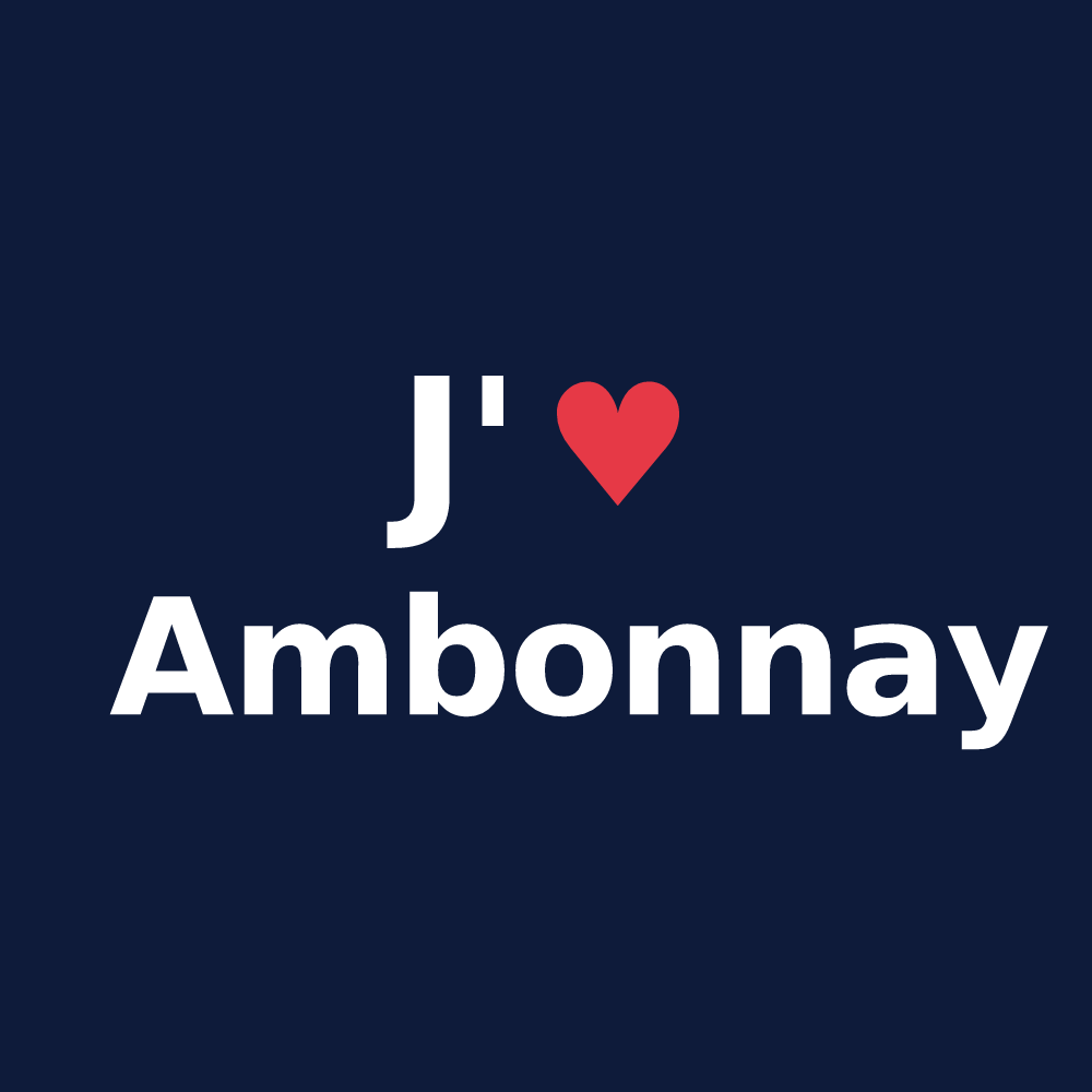 T-shirt personnalisé Ambonnay — design J'aime Ambonnay