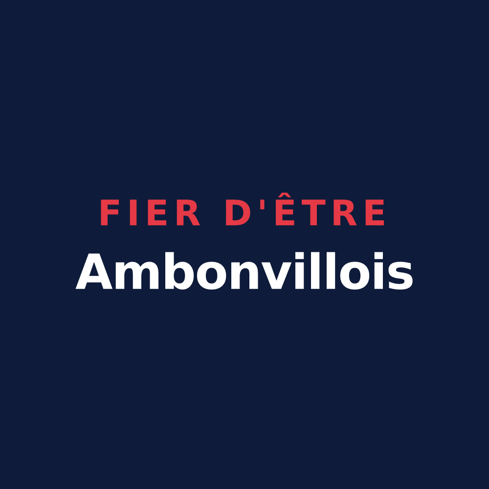 T-shirt « Fier d'être Ambonvillois » — design pour Ambonville