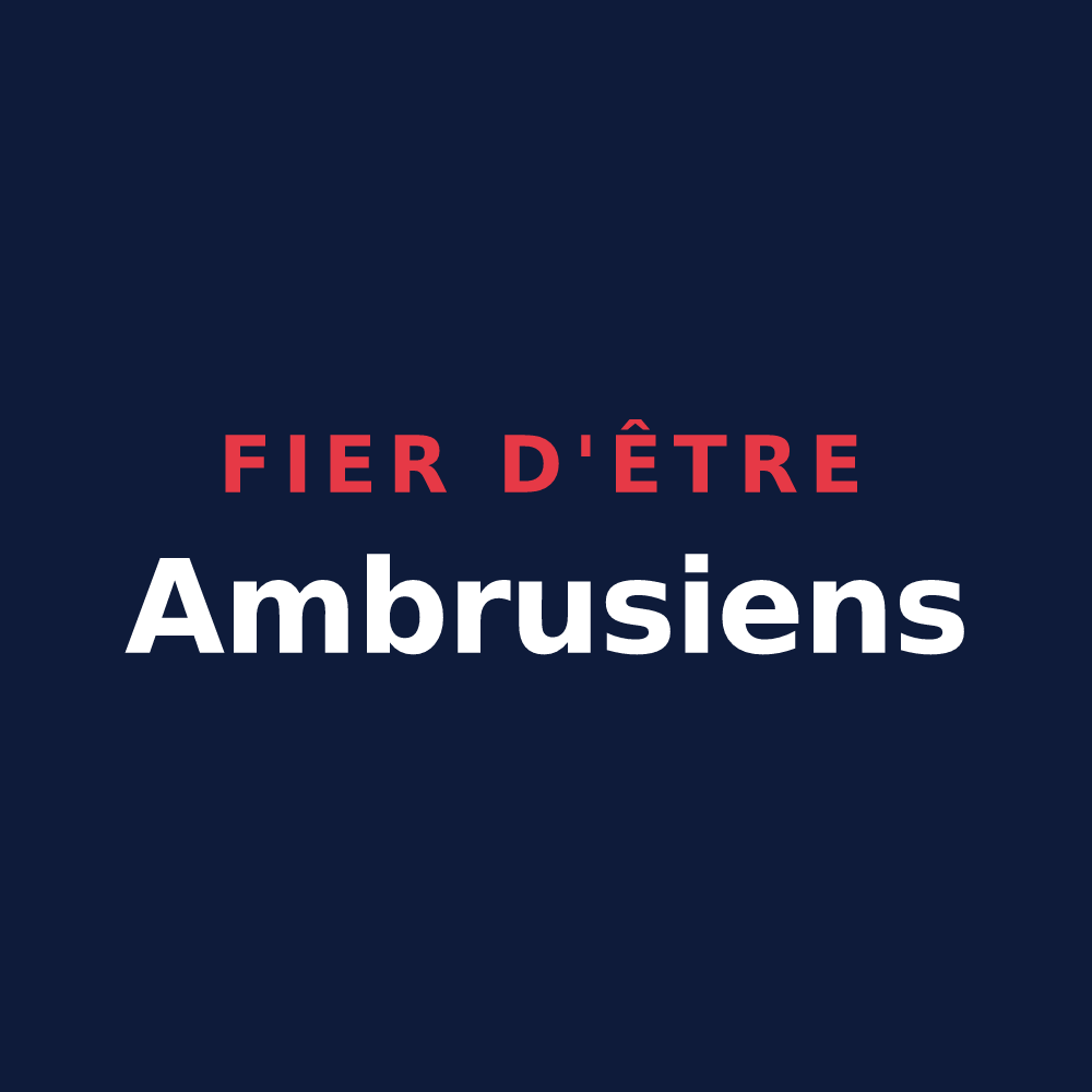T-shirt « Fier d'être Ambrusiens » — design pour Ambrus