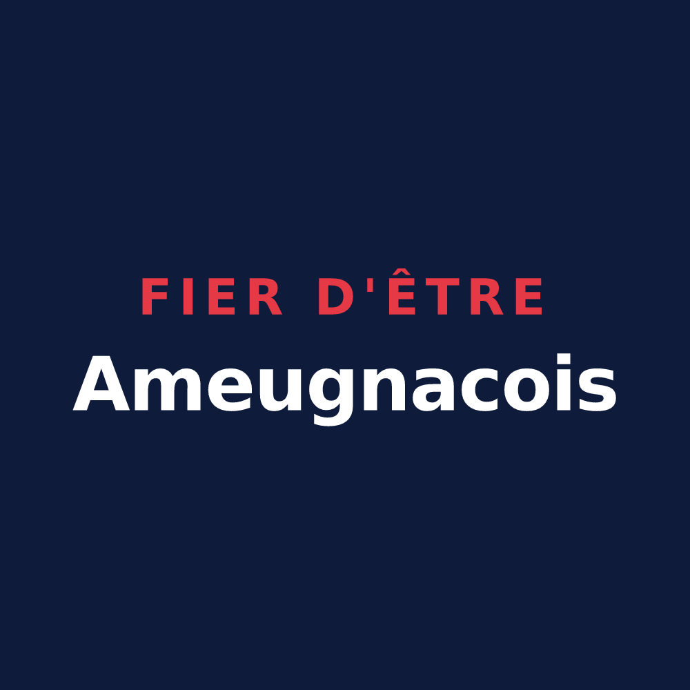 T-shirt « Fier d'être Ameugnacois » — design pour Ameugny