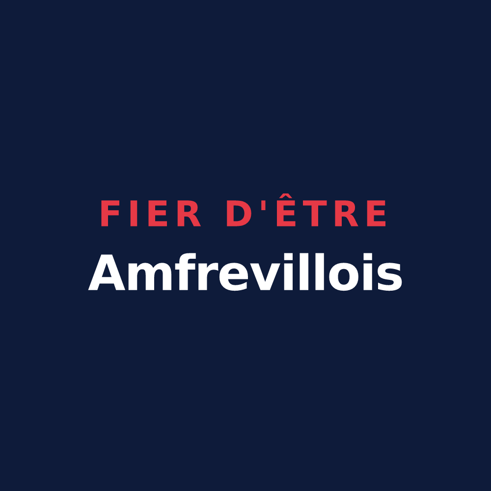 T-shirt « Fier d'être Amfrevillois » — design pour Amfreville-sur-Iton