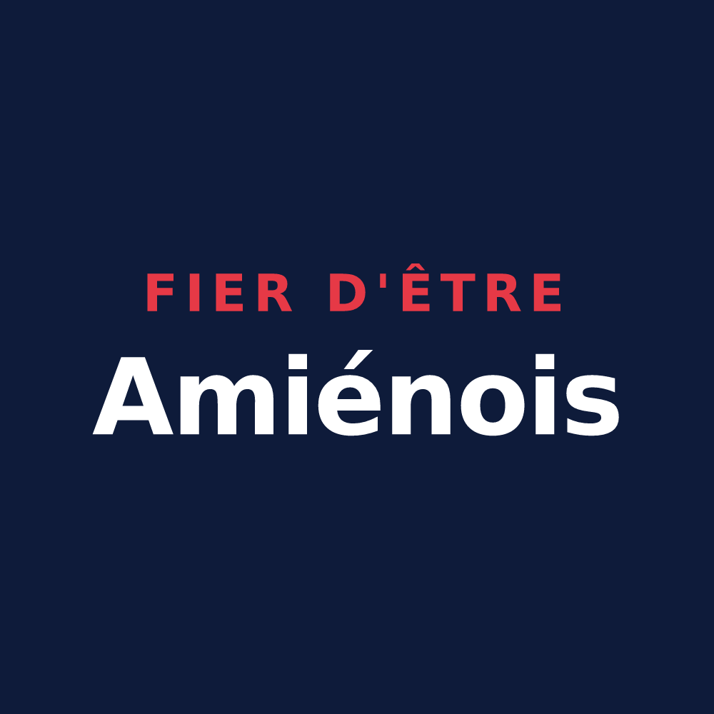 T-shirt « Fier d'être Amiénois » — design pour Amiens