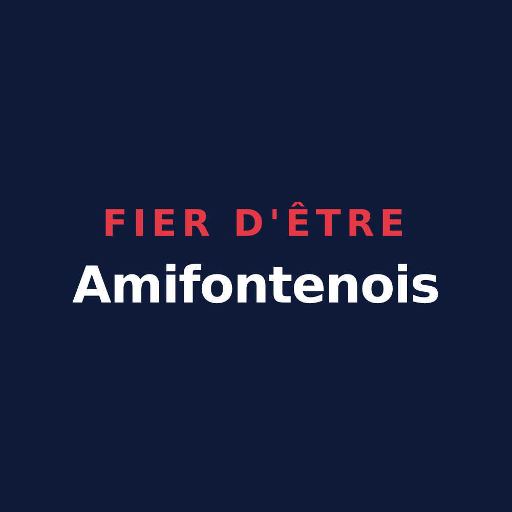 T-shirt « Fier d'être Amifontenois » — design pour Amifontaine