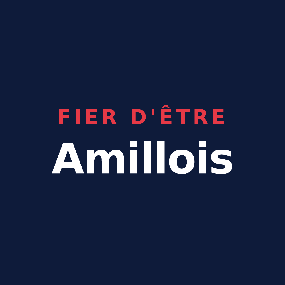 T-shirt « Fier d'être Amillois » — design pour Amilly