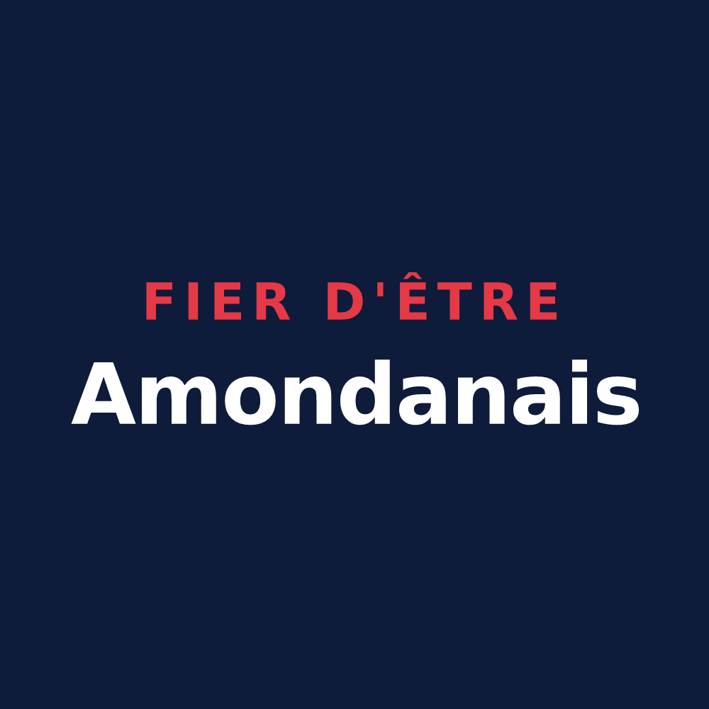 T-shirt « Fier d'être Amondanais » — design pour Amondans