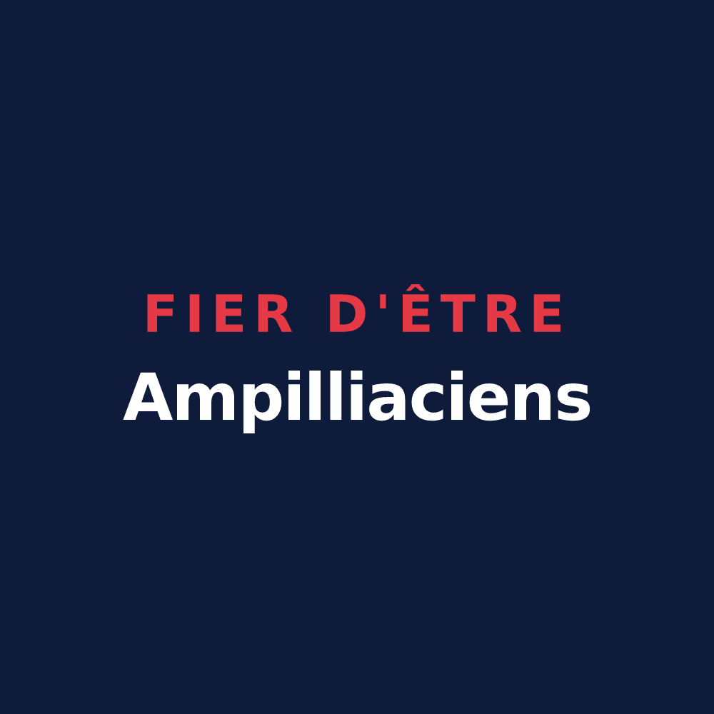 T-shirt « Fier d'être Ampilliaciens » — design pour Ampilly-le-Sec