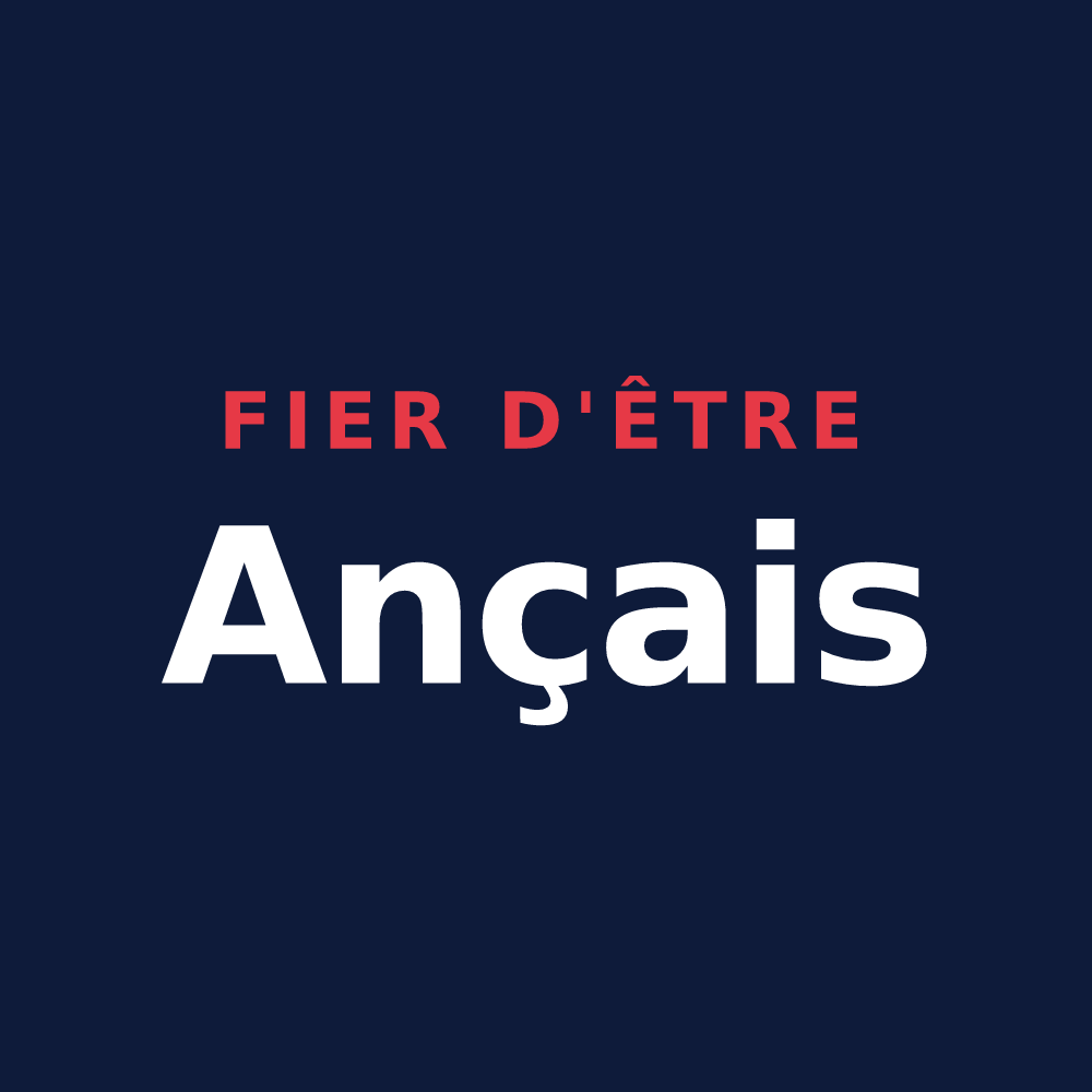 T-shirt « Fier d'être Ançais » — design pour Ance Féas