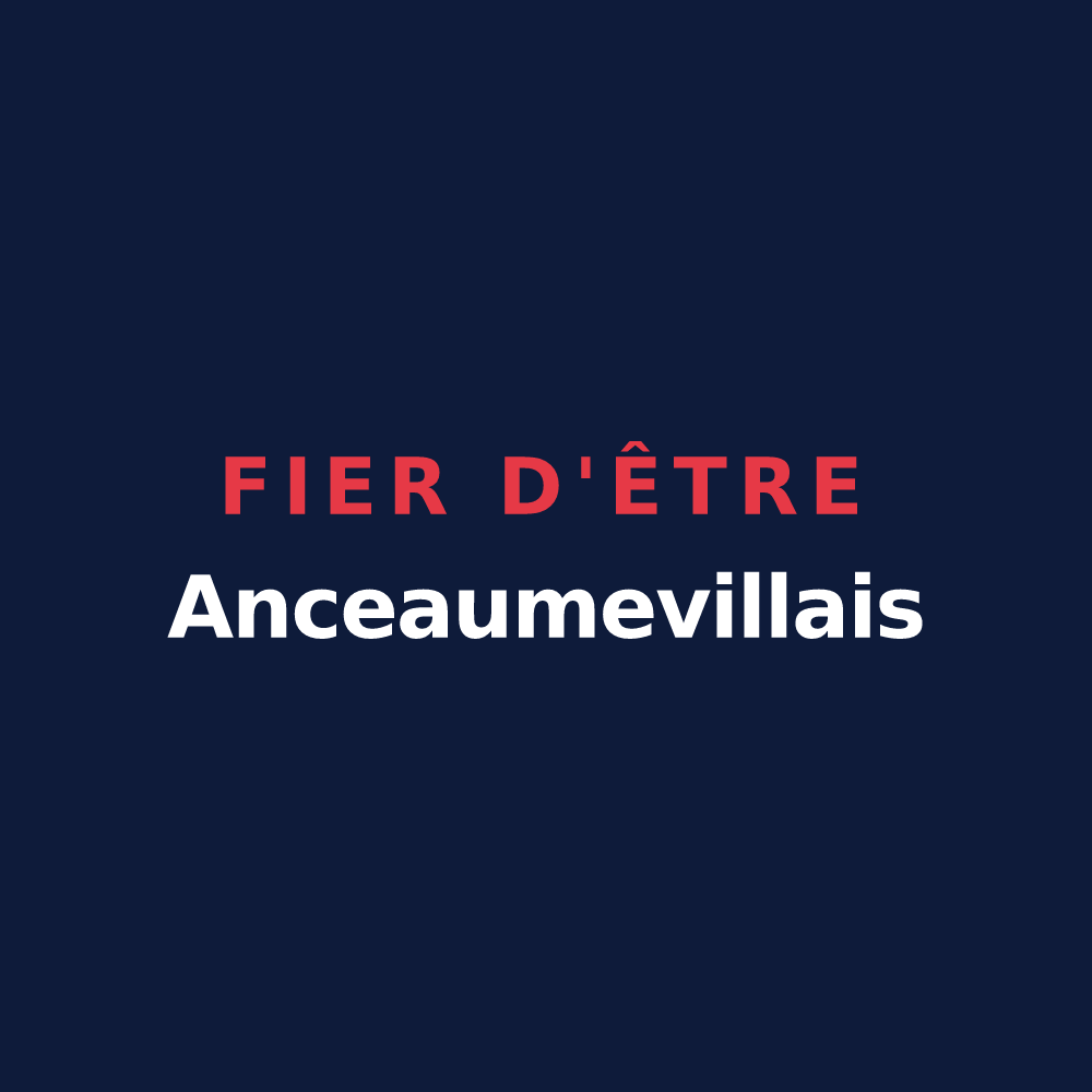 T-shirt « Fier d'être Anceaumevillais » — design pour Anceaumeville