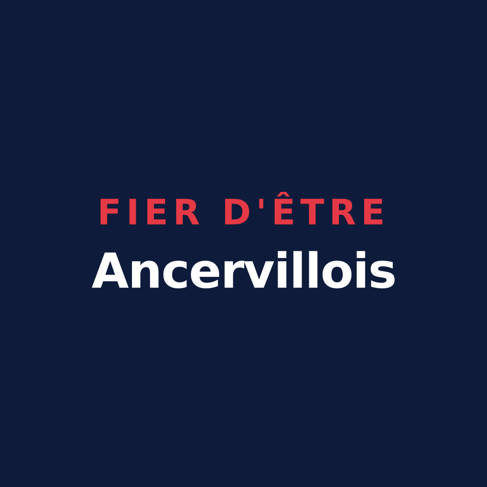 T-shirt « Fier d'être Ancervillois » — design pour Ancerville