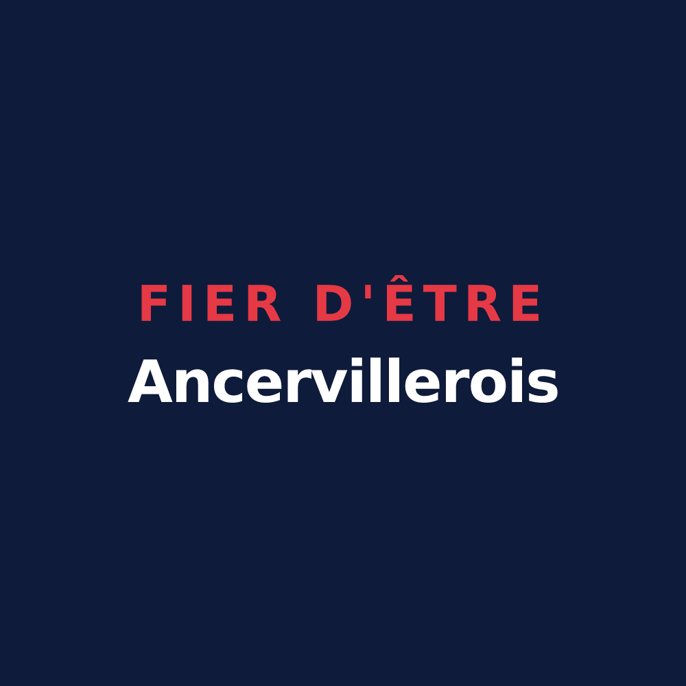 T-shirt « Fier d'être Ancervillerois » — design pour Ancerviller