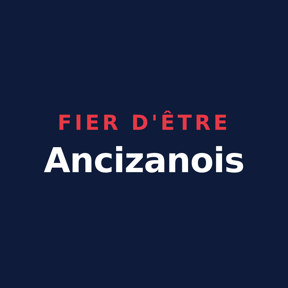 T-shirt « Fier d'être Ancizanois » — design pour Ancizan