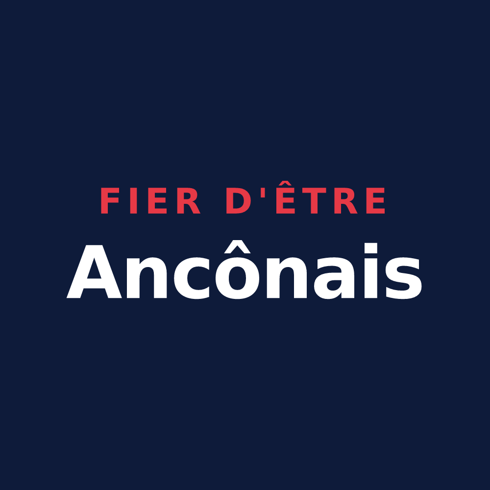T-shirt « Fier d'être Ancônais » — design pour Ancône