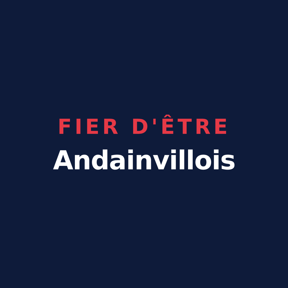 T-shirt « Fier d'être Andainvillois » — design pour Andainville