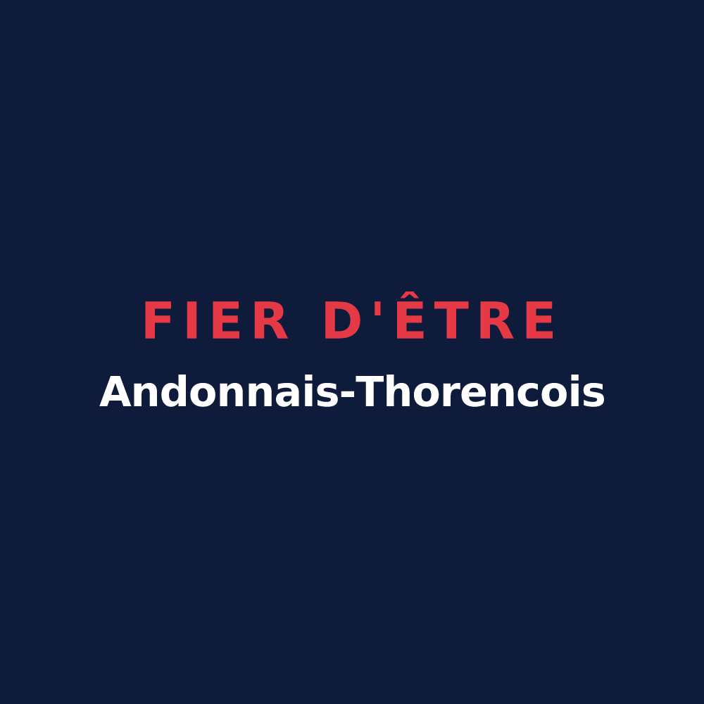 T-shirt « Fier d'être Andonnais-Thorencois » — design pour Andon