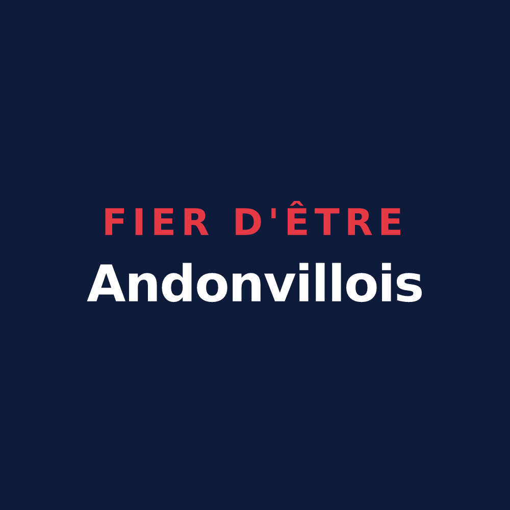 T-shirt « Fier d'être Andonvillois » — design pour Andonville