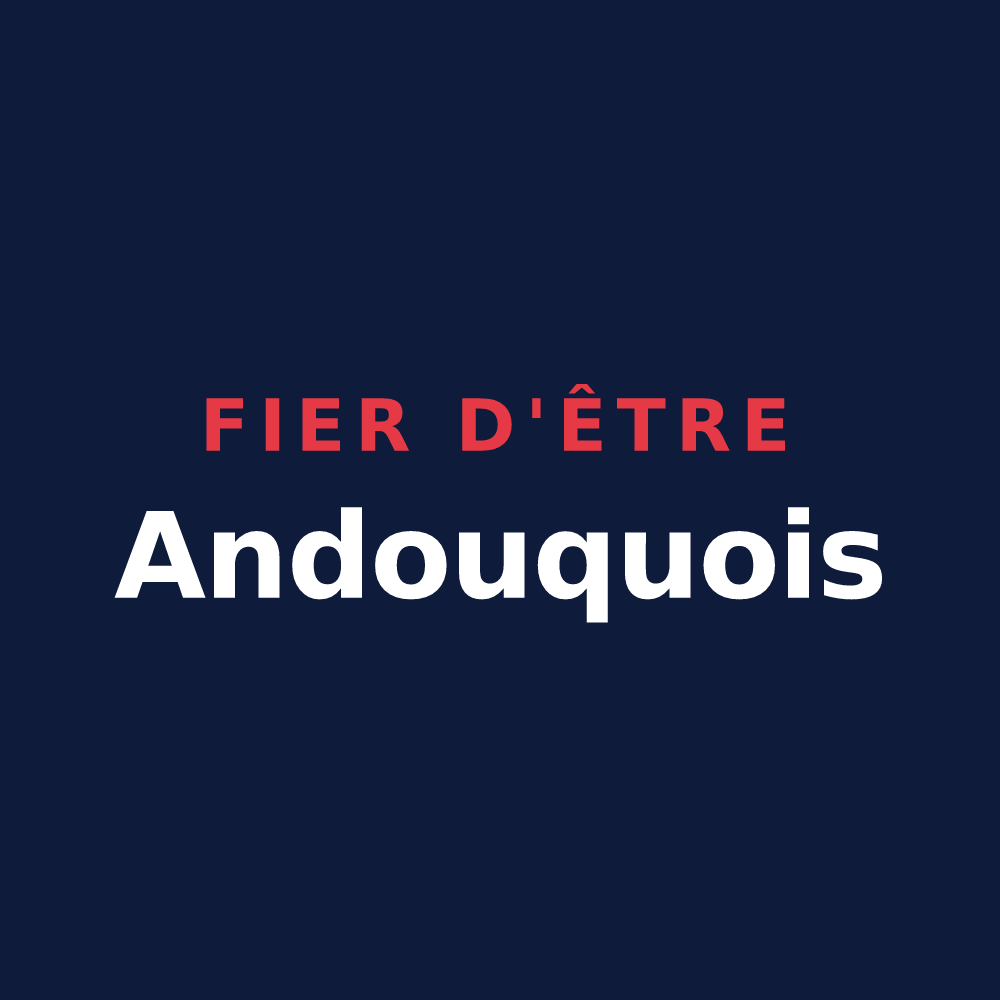 T-shirt « Fier d'être Andouquois » — design pour Andouque