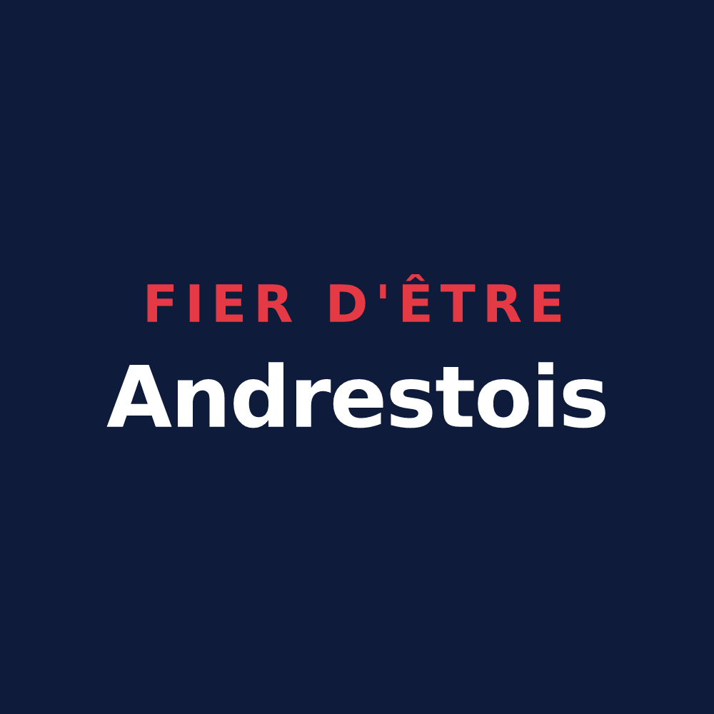 T-shirt « Fier d'être Andrestois » — design pour Andrest