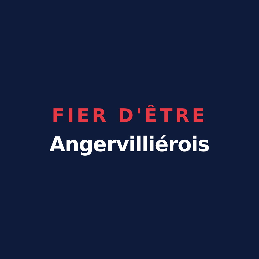 T-shirt « Fier d'être Angervilliérois » — design pour Angervilliers