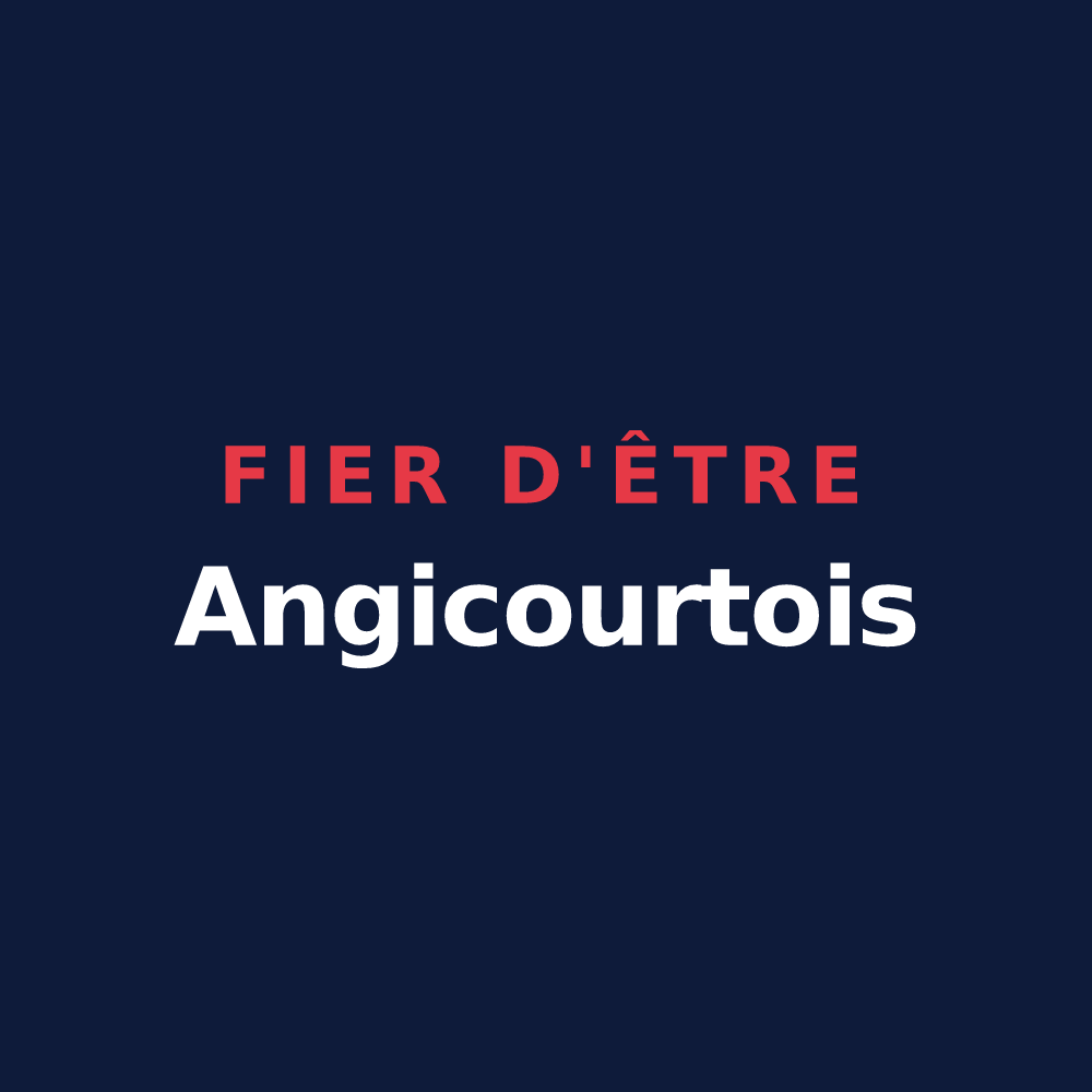 T-shirt « Fier d'être Angicourtois » — design pour Angicourt