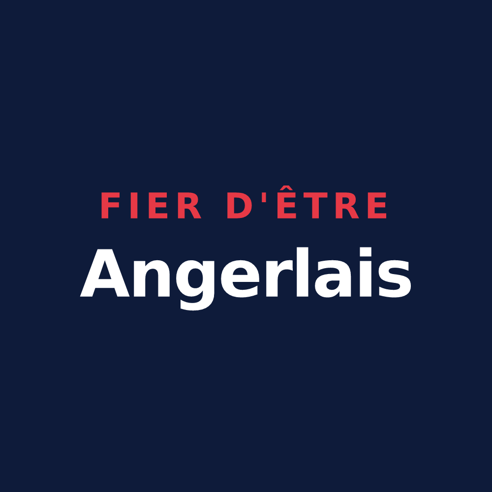 T-shirt « Fier d'être Angerlais » — design pour Angiens