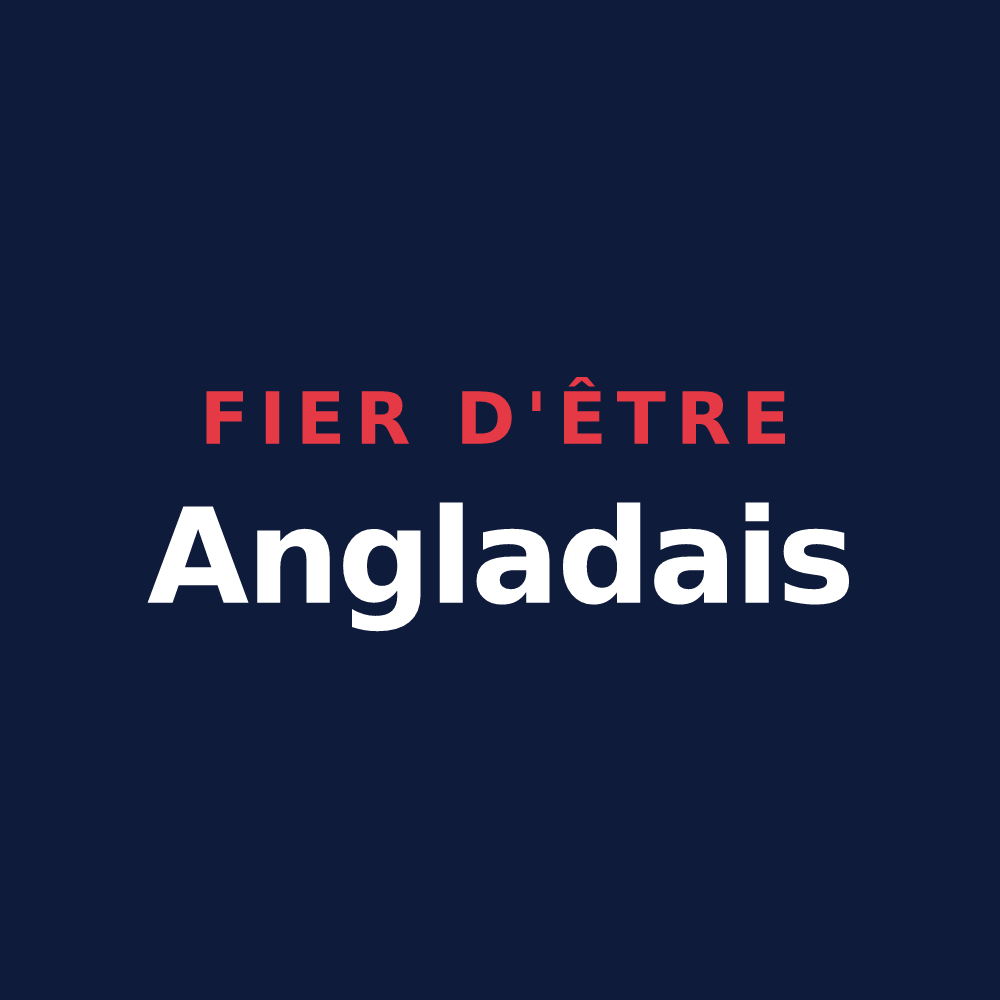 T-shirt « Fier d'être Angladais » — design pour Anglade