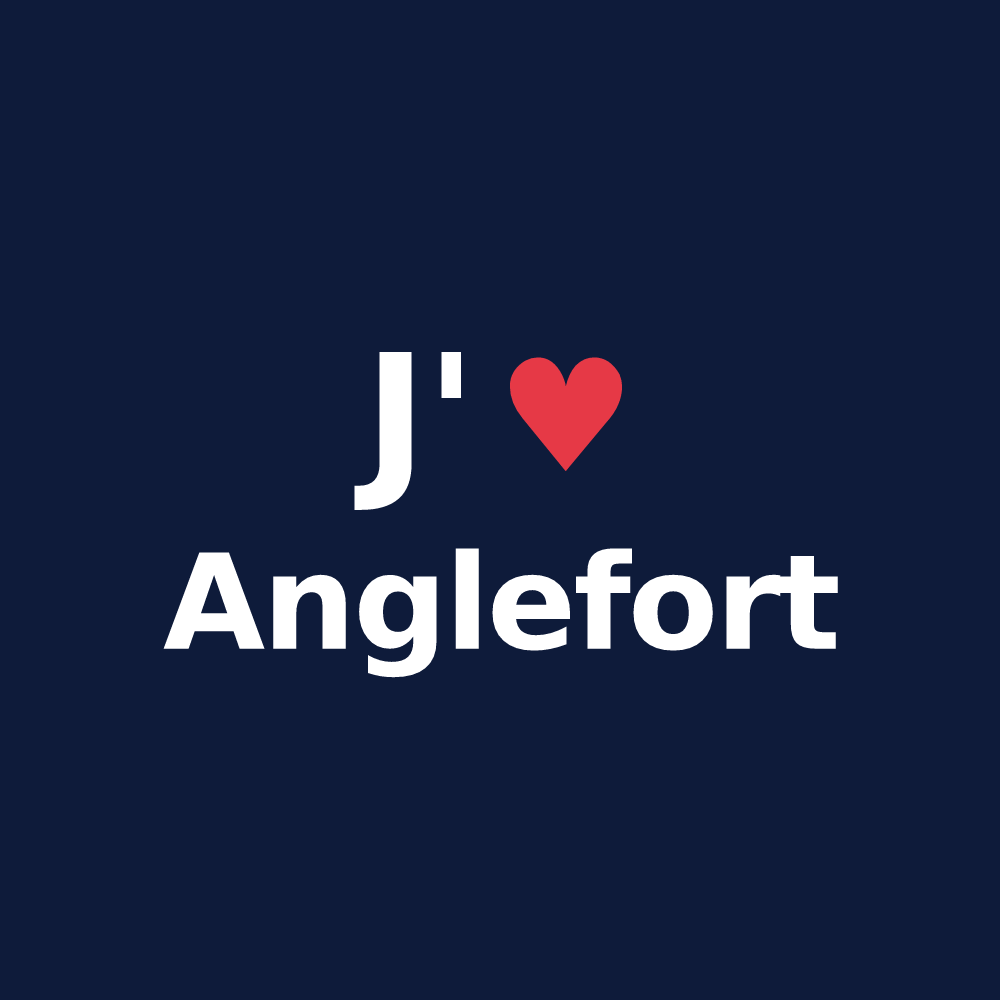 T-shirt personnalisé Anglefort — design J'aime Anglefort