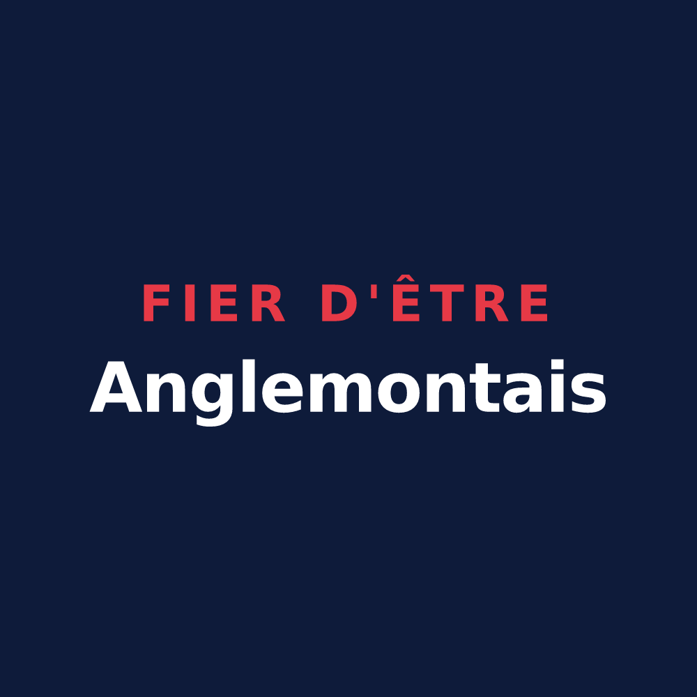 T-shirt « Fier d'être Anglemontais » — design pour Anglemont