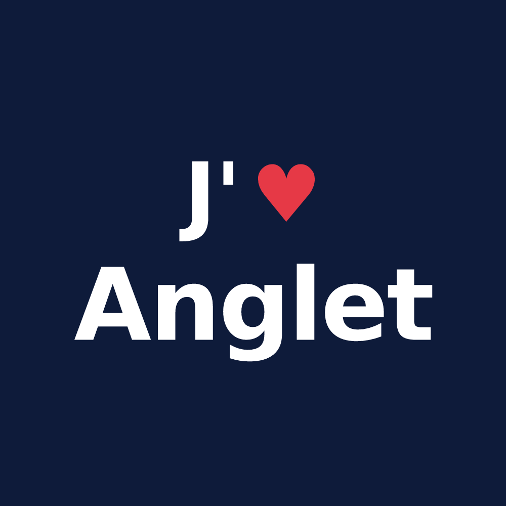 T-shirt personnalisé Anglet — design J'aime Anglet