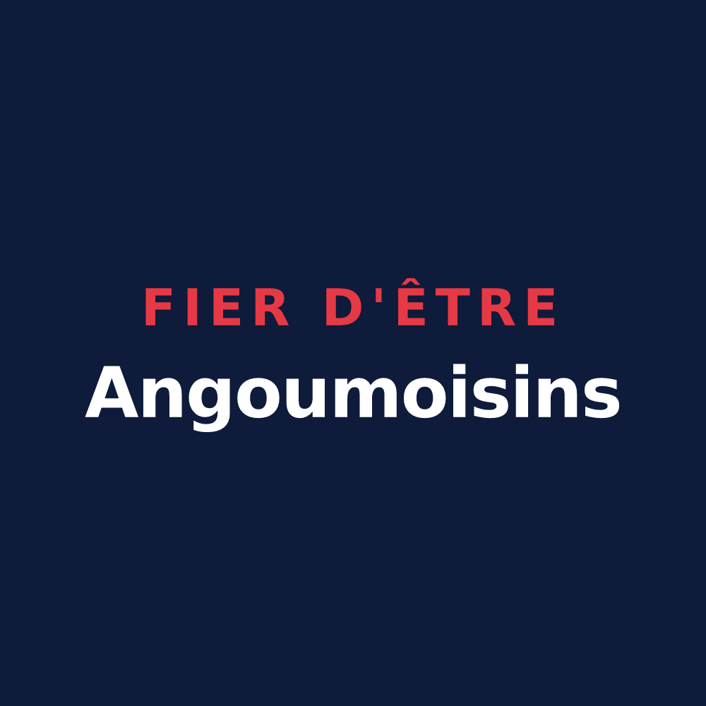 T-shirt « Fier d'être Angoumoisins » — design pour Angoulême