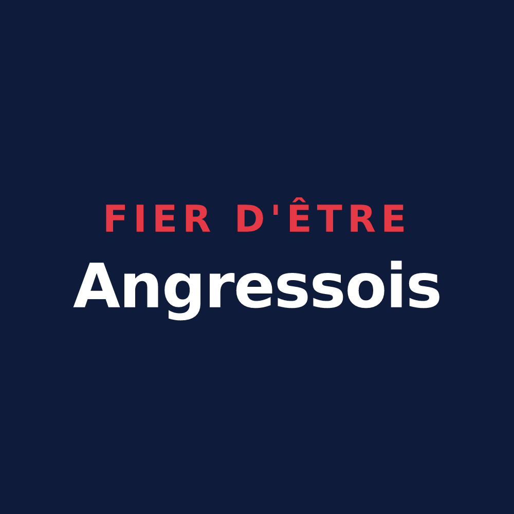 T-shirt « Fier d'être Angressois » — design pour Angresse