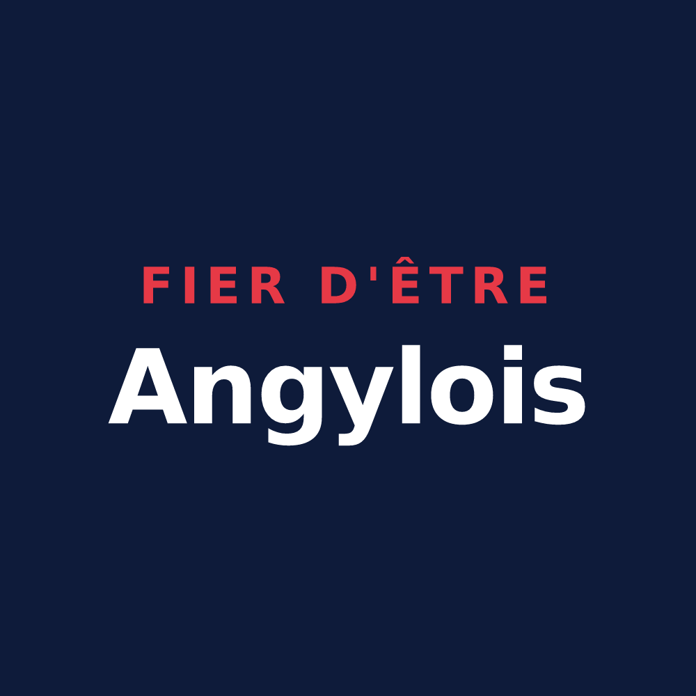 T-shirt « Fier d'être Angylois » — design pour Angy