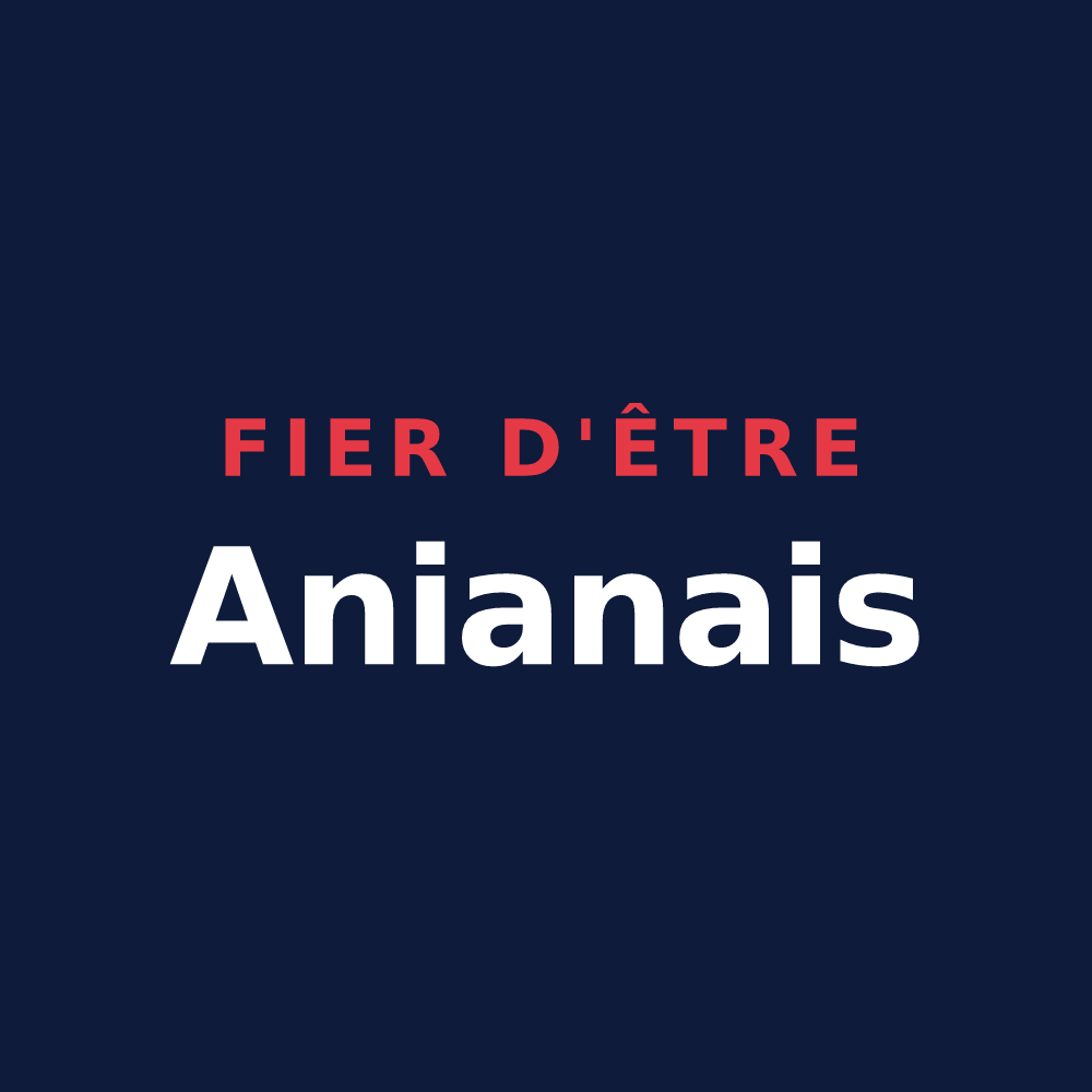 T-shirt « Fier d'être Anianais » — design pour Aniane