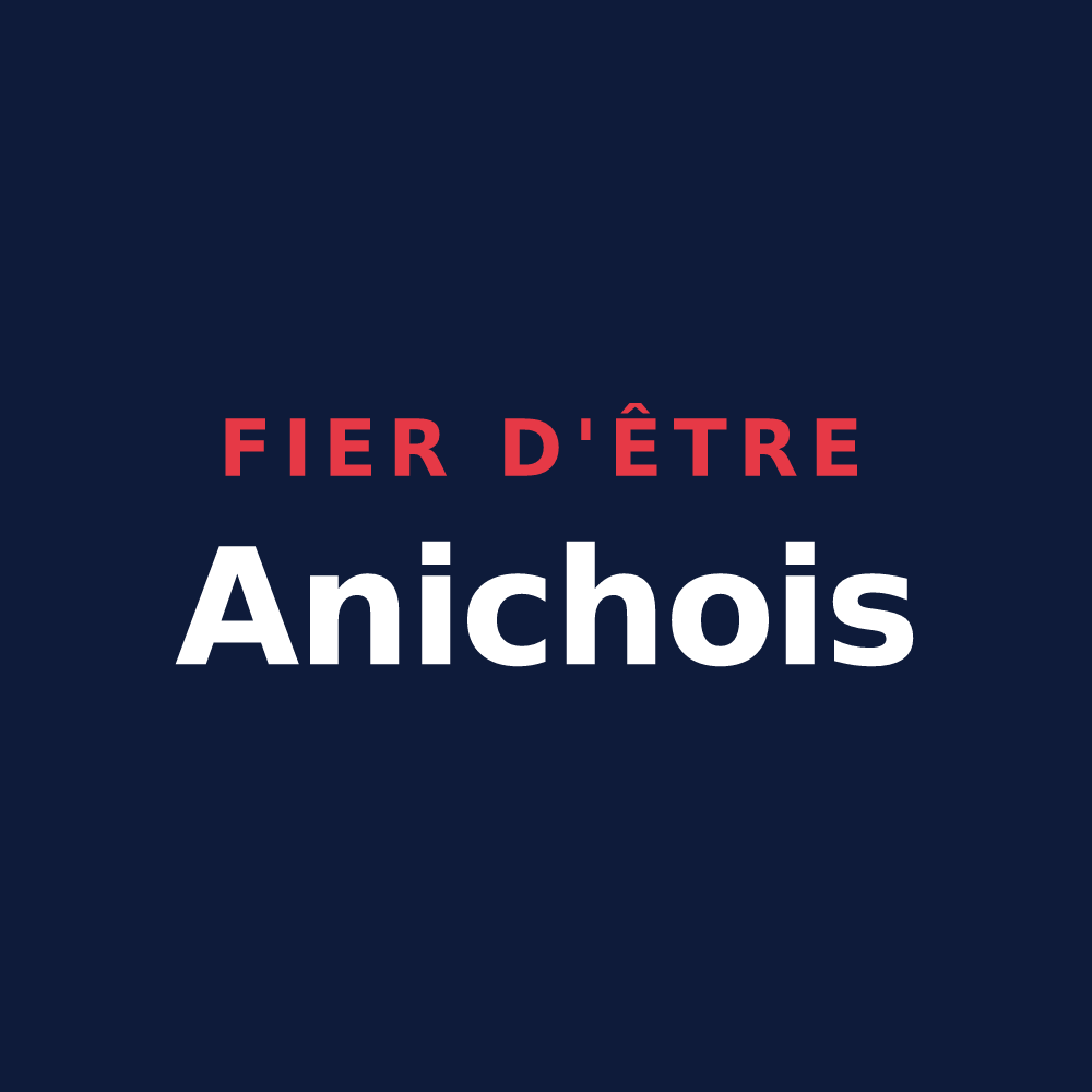 T-shirt « Fier d'être Anichois » — design pour Aniche